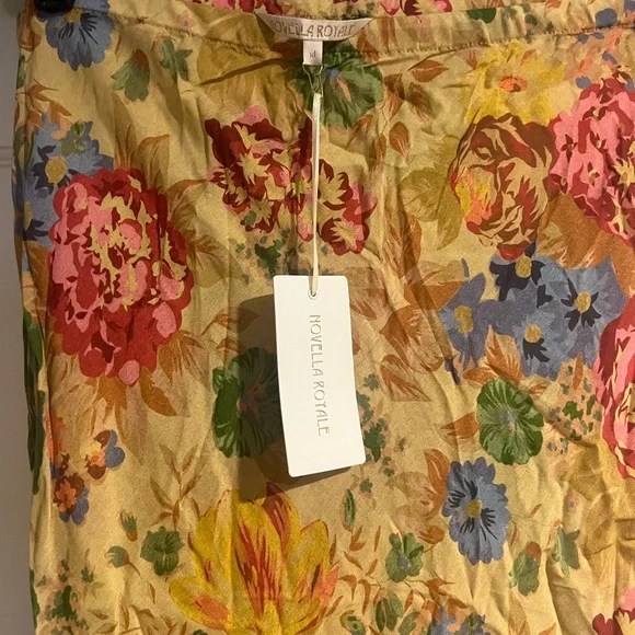 Novella Royale Behiti Skirt in Golden Gardener - XL - NWT - Picture 9 of 15